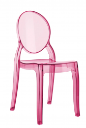 Children's Pink Ghost Chair