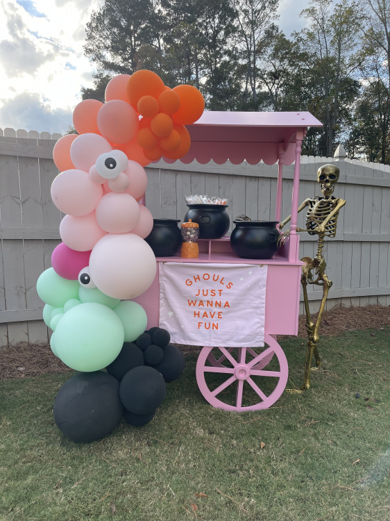 Pink Candy Cart