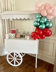 White Candy Cart